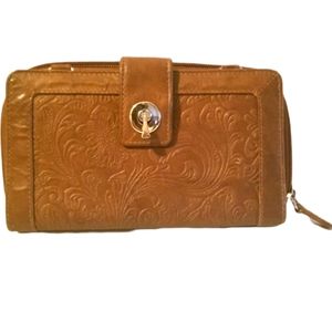 Wallet Embossed Leather